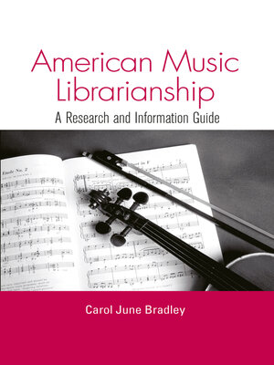 cover image of American Music Librarianship